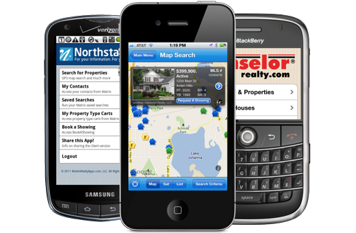 iPhone, Android, and BlackBerry Apps